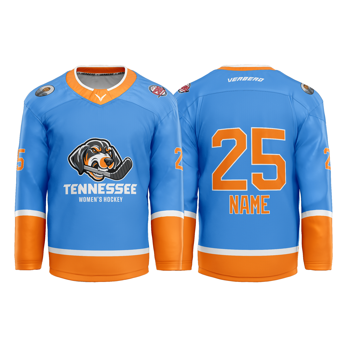 Tennessee Women's Fan Custom Blue Sublimated Jersey