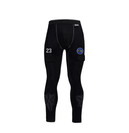 Upstate Badgers Boys Custom V Armor Protective Compression Pant