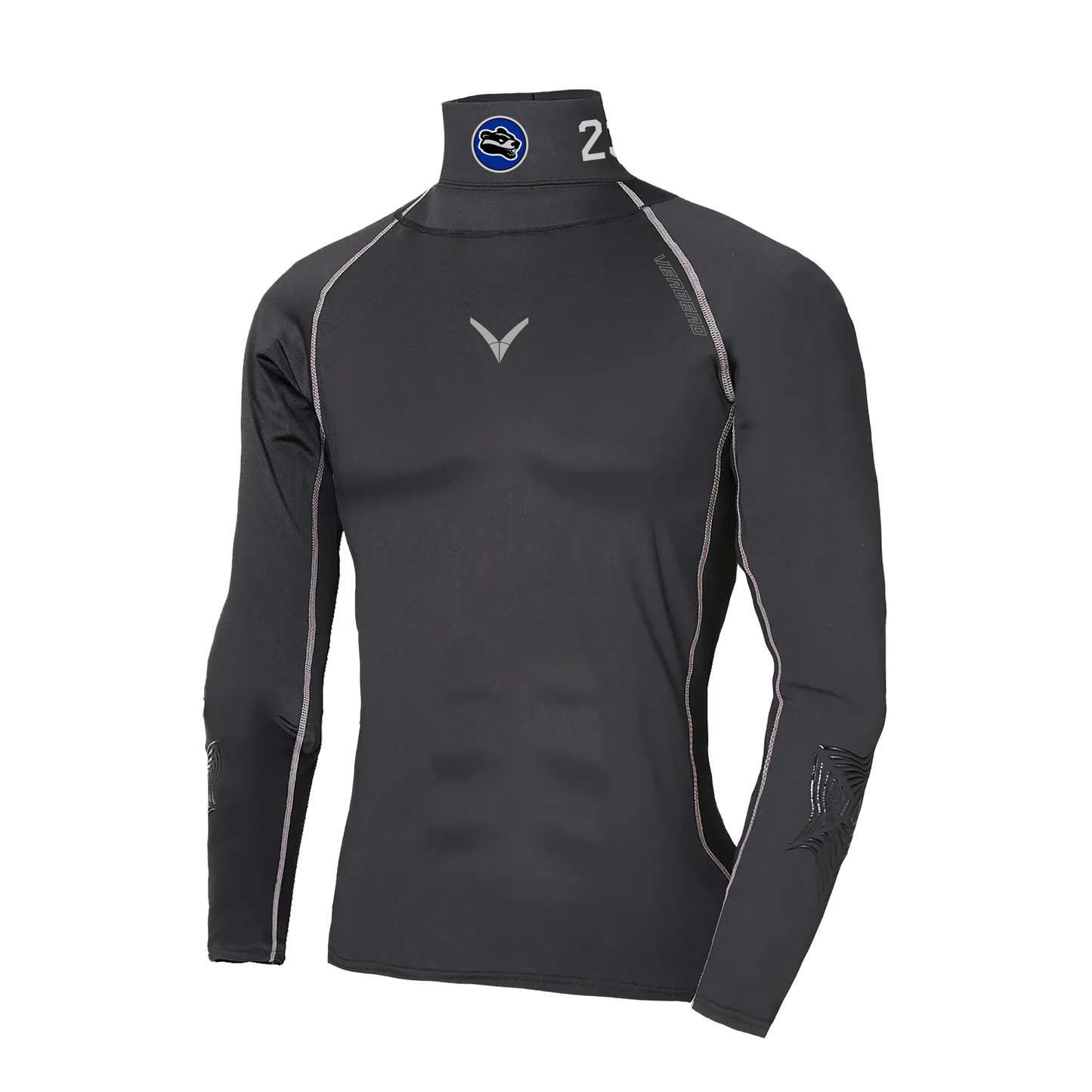 Upstate Badgers Boys Custom V Armor Protective Compression Shirt