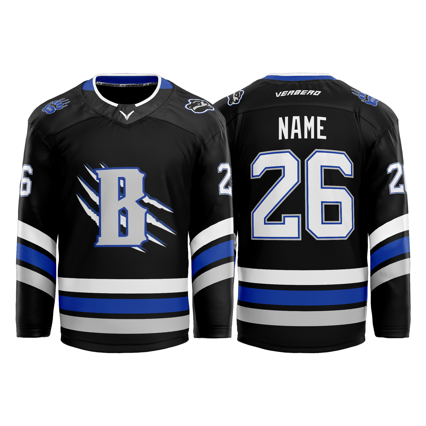 Upstate Badgers Girls Custom Sublimated Away Jersey