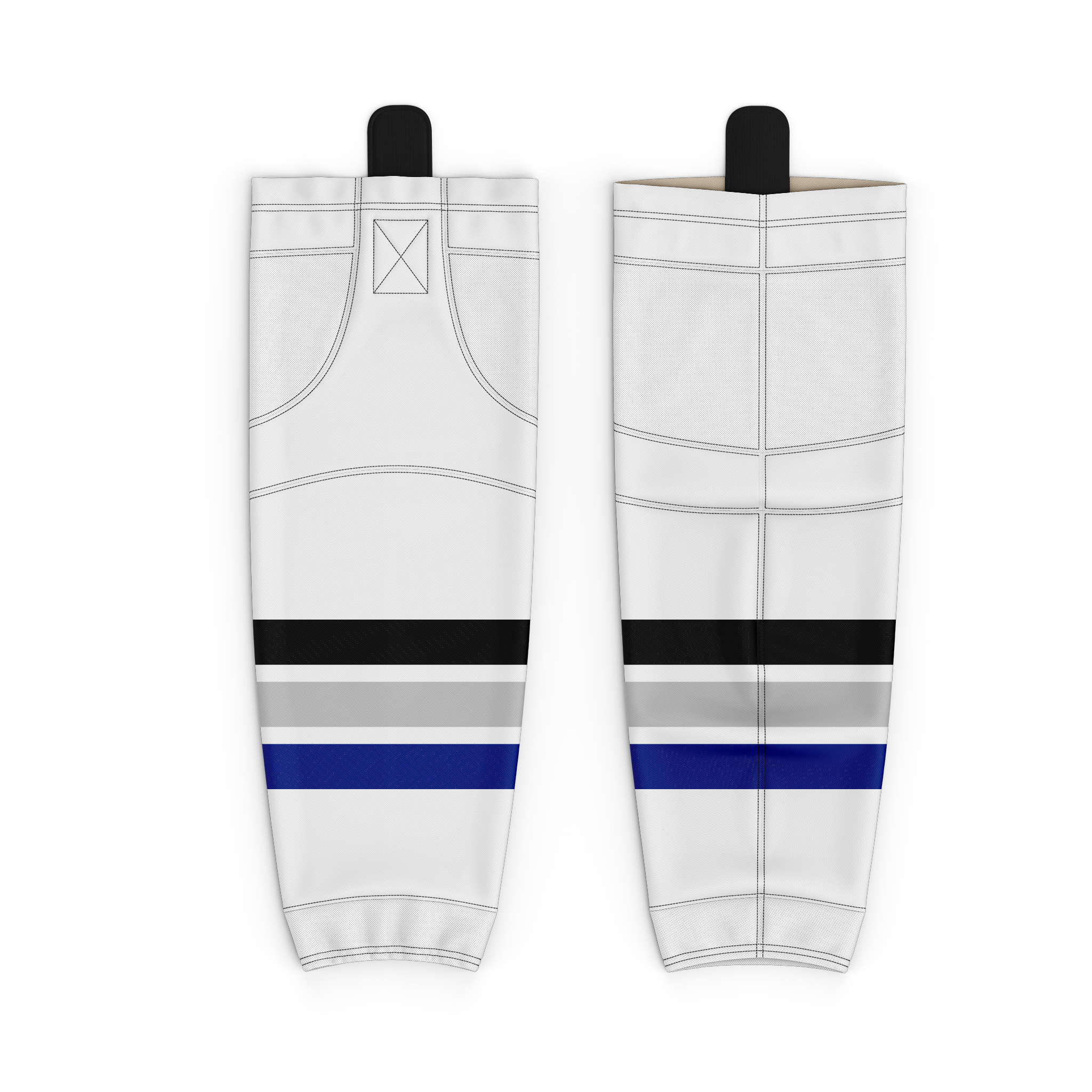 Upstate Badgers Girls Sublimated Home Hockey Sock