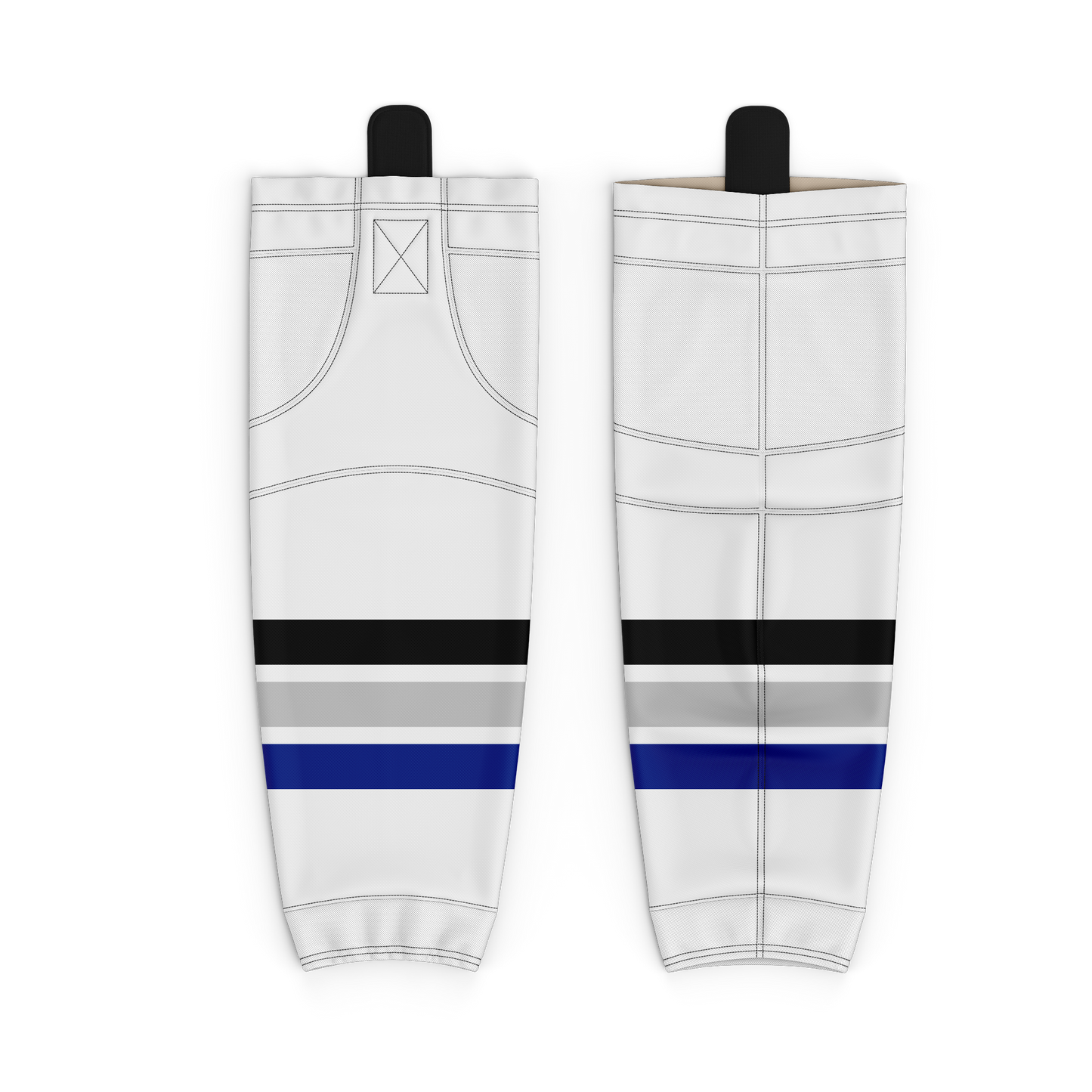 Upstate Badgers Girls Sublimated Home Hockey Sock