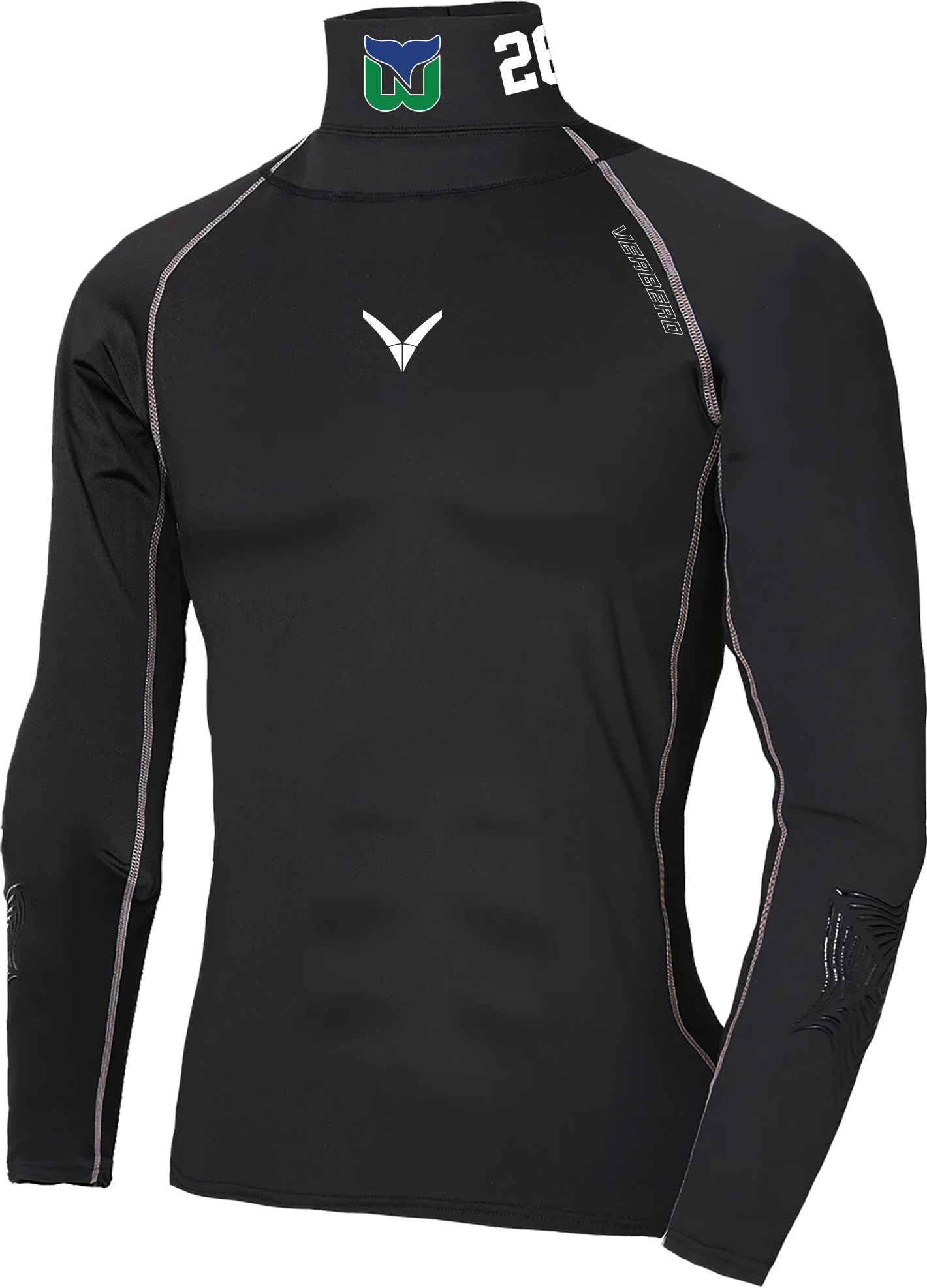 Newport Whalers Custom V Armor Protective Compression Shirt