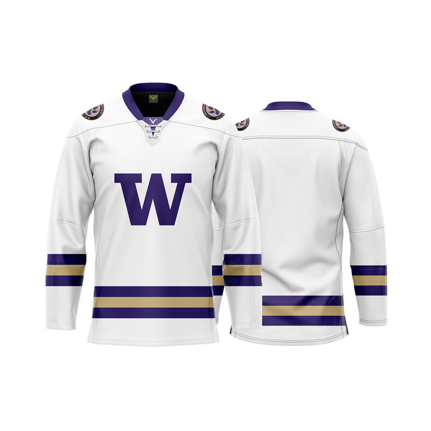 University of Washington White Hybrid Jersey