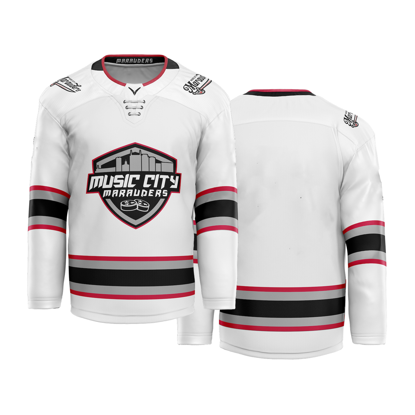Music City Marauders White Sublimated Jersey