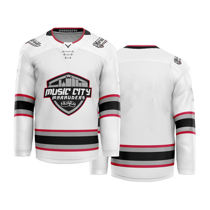 Music City Marauders White Sublimated Jersey