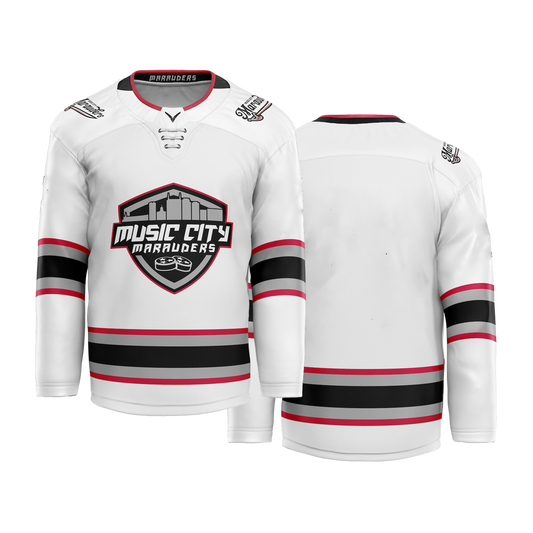 Music City Marauders White Sublimated Jersey