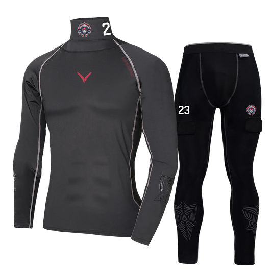Neck Guard Shirt & Compression Pants Bundled