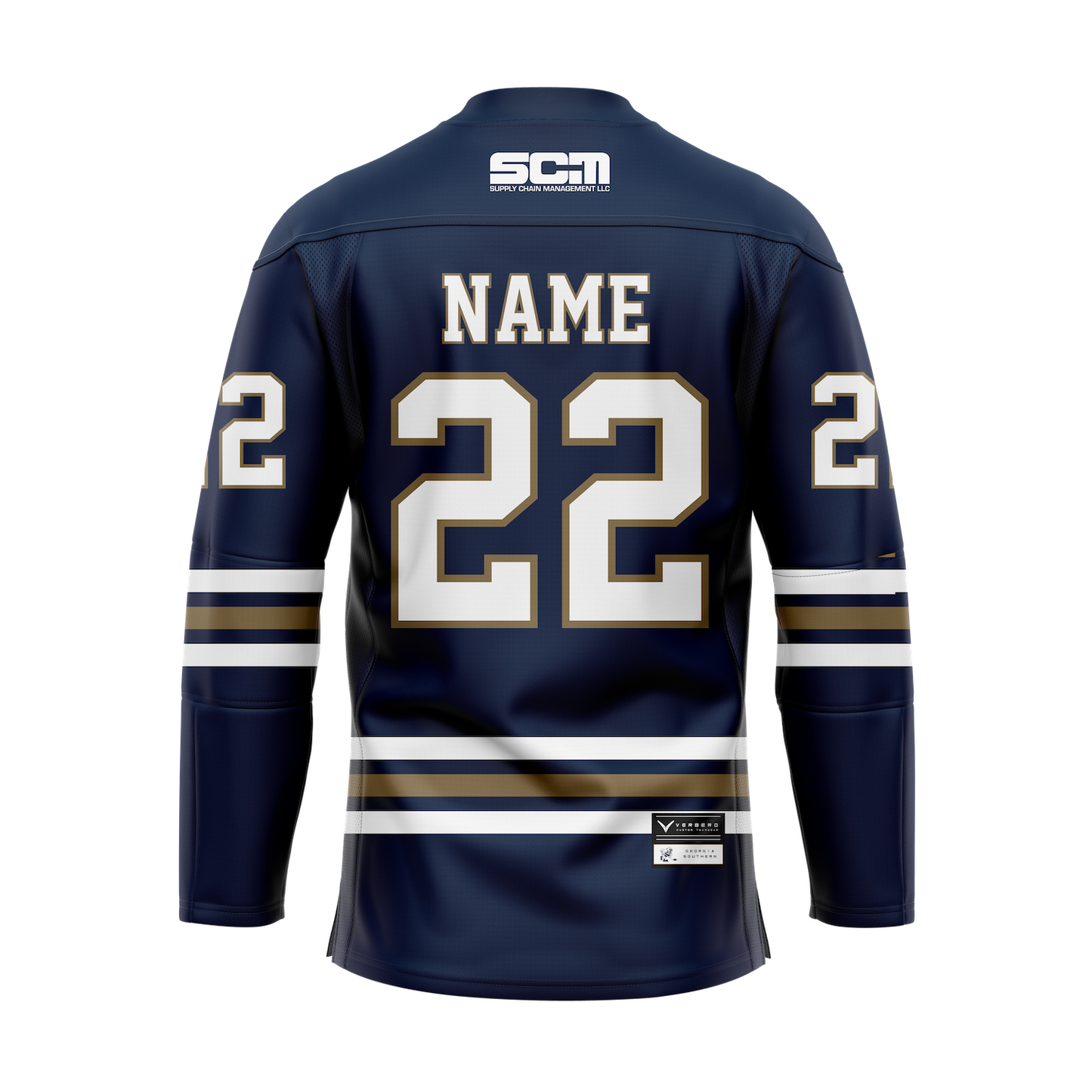 Georgia Southern Women's Blue Custom Sublimated Jersey