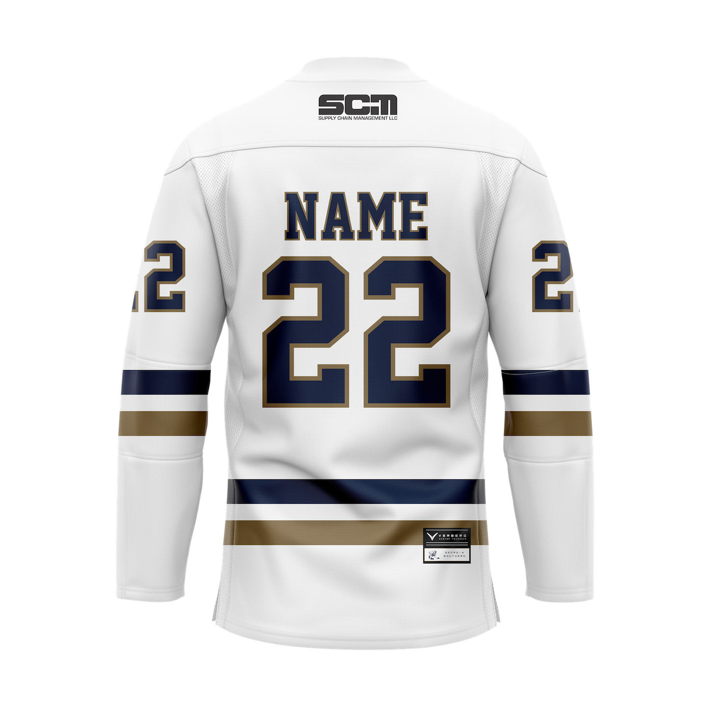 Georgia Southern Women's White Custom Sublimated Jersey