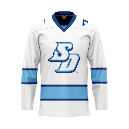 San Diego White Authentic Hockey Jersey