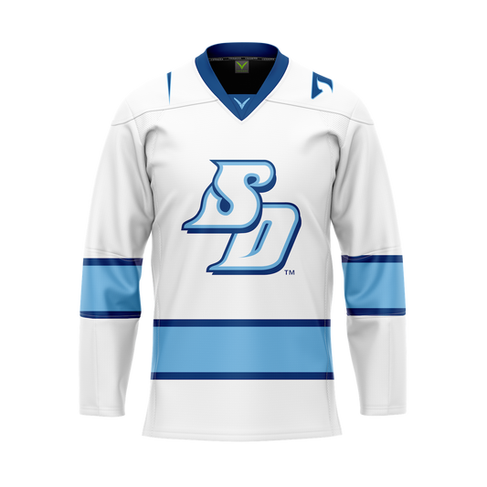 San Diego White Authentic Hockey Jersey