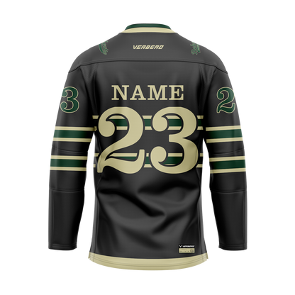 Paul Smiths College Black Custom Sublimated Jersey