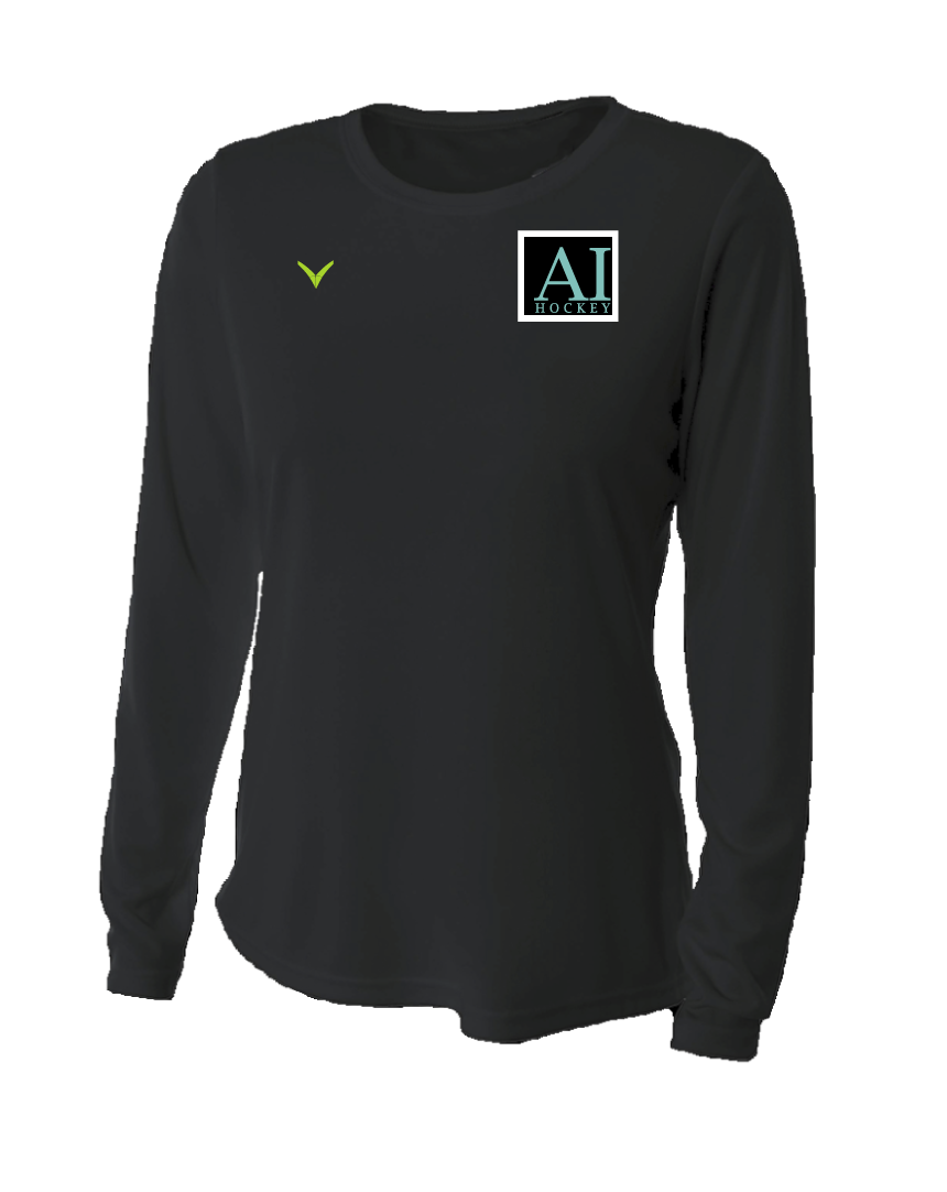 A TEST STORE Women's Long Sleeve Performance Crew