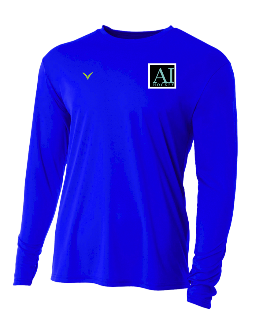 A TEST STORE Men's Long Sleeve Performance Crew