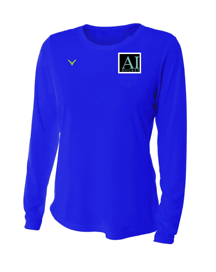 A TEST STORE Women's Long Sleeve Performance Crew