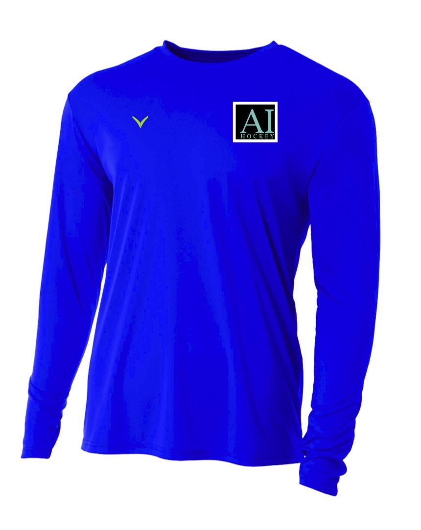 A TEST STORE Youth Long Sleeve Performance Crew