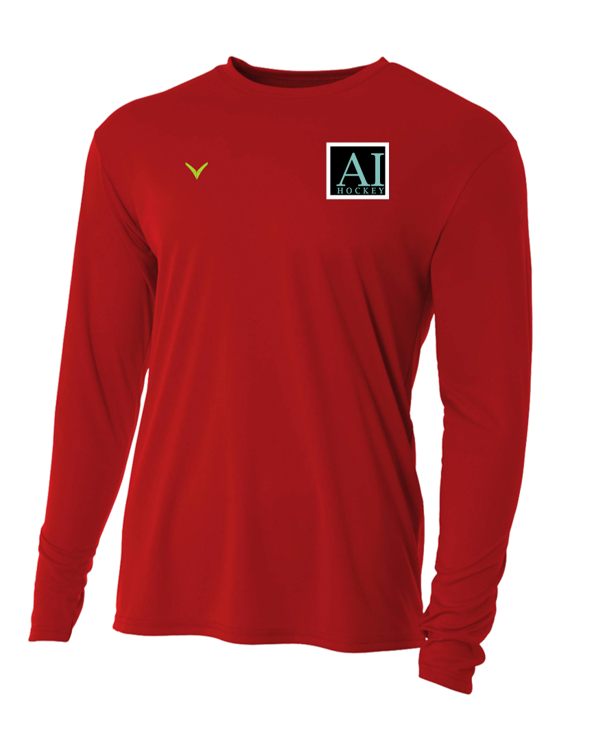 A TEST STORE Youth Long Sleeve Performance Crew